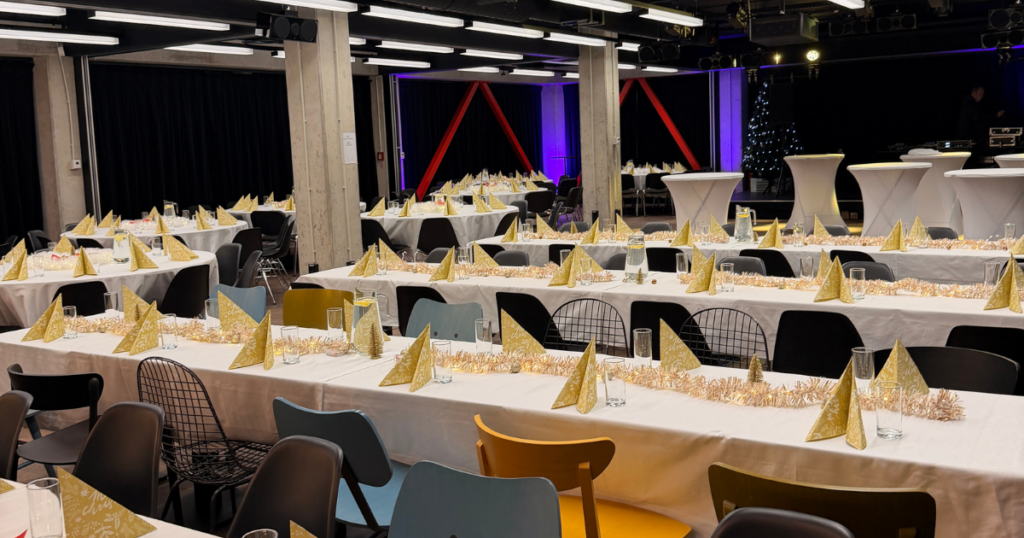 Event priestor pripravený na firemnú akciu v White Dragon Bratislava